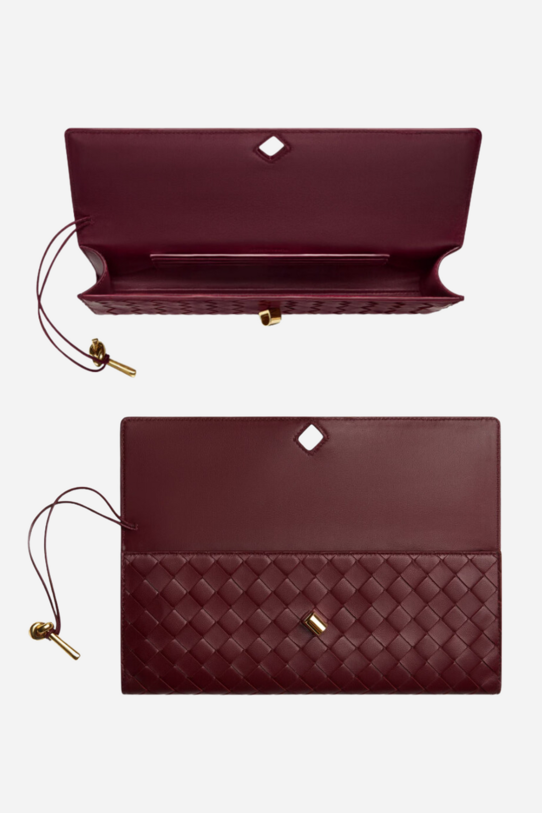 Detail der Webstruktur der Clutch - KYMA
