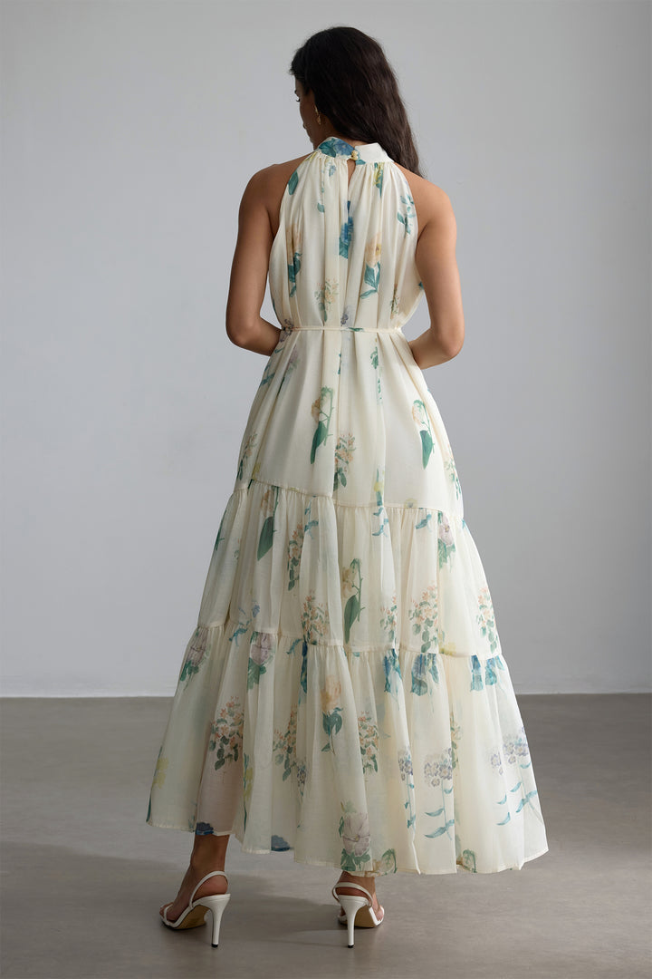 Harley müheloses Maxikleid mit Blumenprint – KYMA