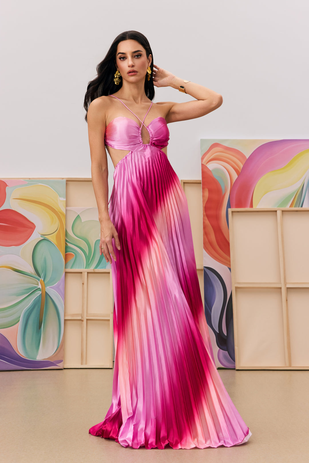 Hayley Maxikleid in voller Länge - KYMA