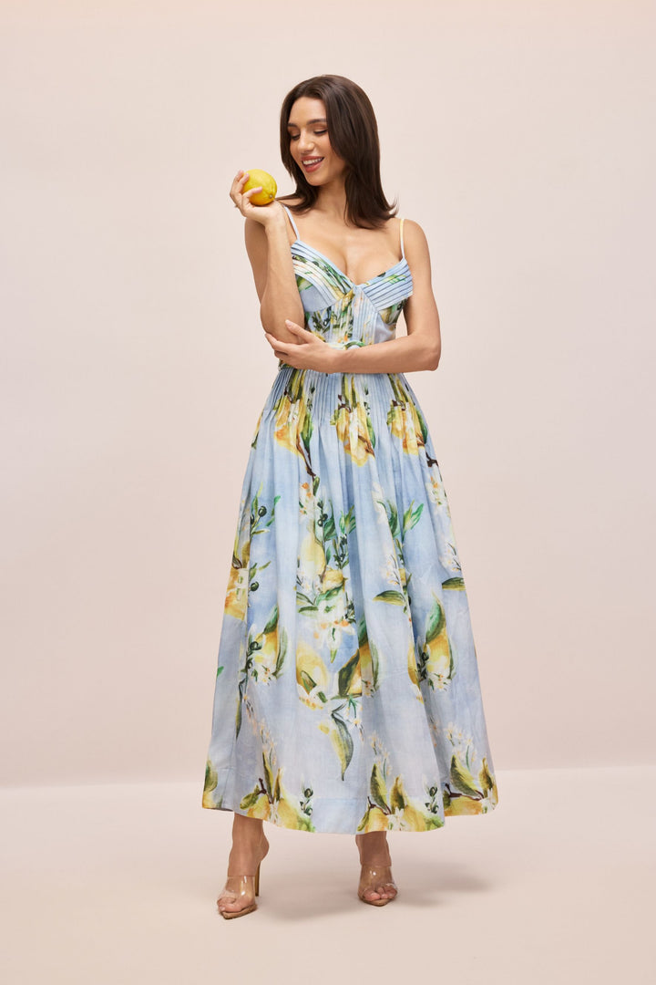 Joyce Maxikleid mit Spaghettiträgern