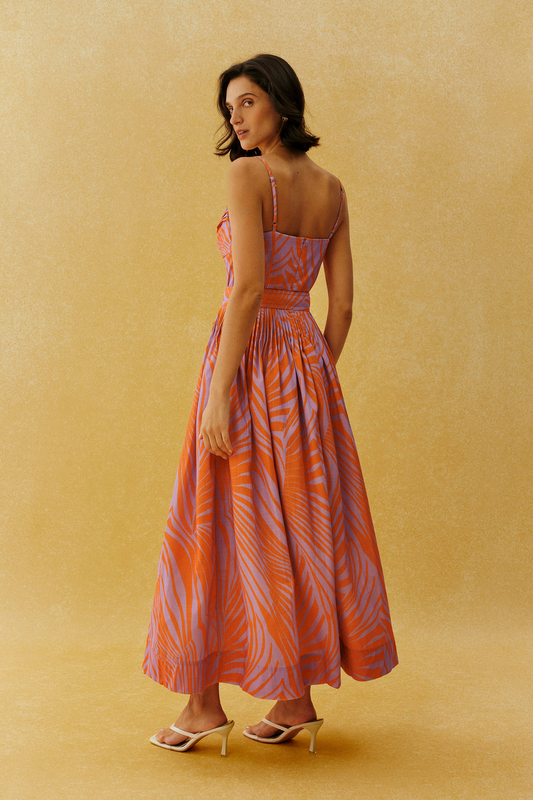 Rückseite Maxikleid mit Reißverschluss - KYMA
