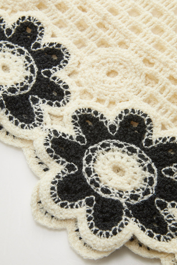 Salome Flower Crochet Sleeveless Top and Pants Set