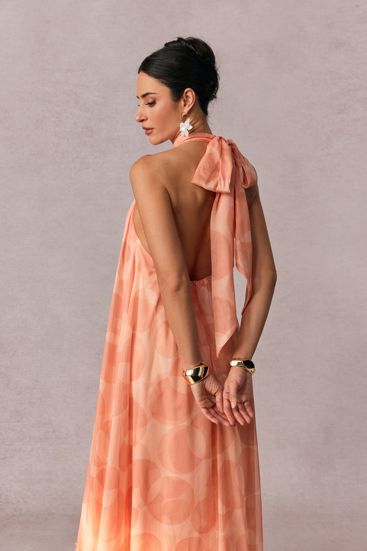 Stephanie Maxikleid – Rückenansicht