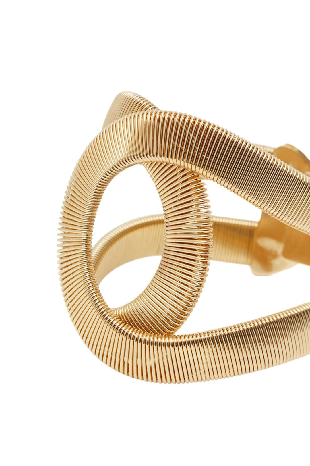 Modell mit geometrischem Armband mit Metallic-Textur - KYMA