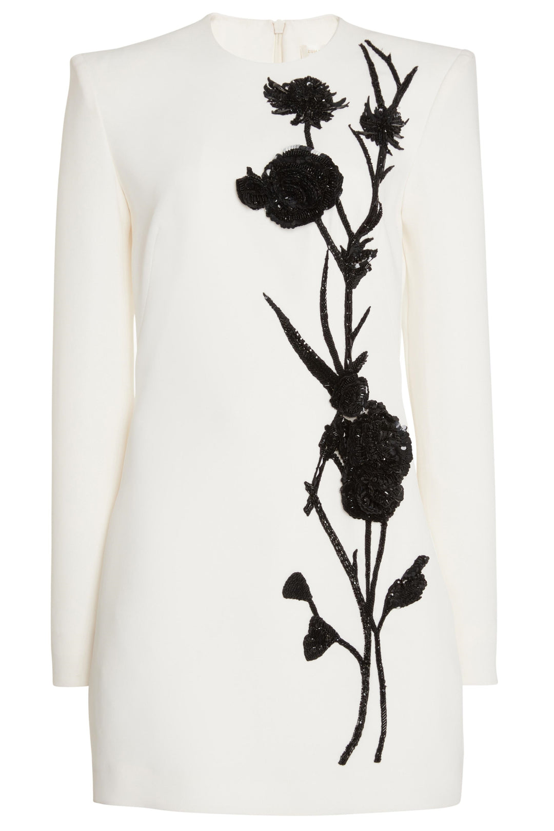 Venus Mini-Kleid mit Blumenstickerei und Perlen Größenübersicht - KYMA