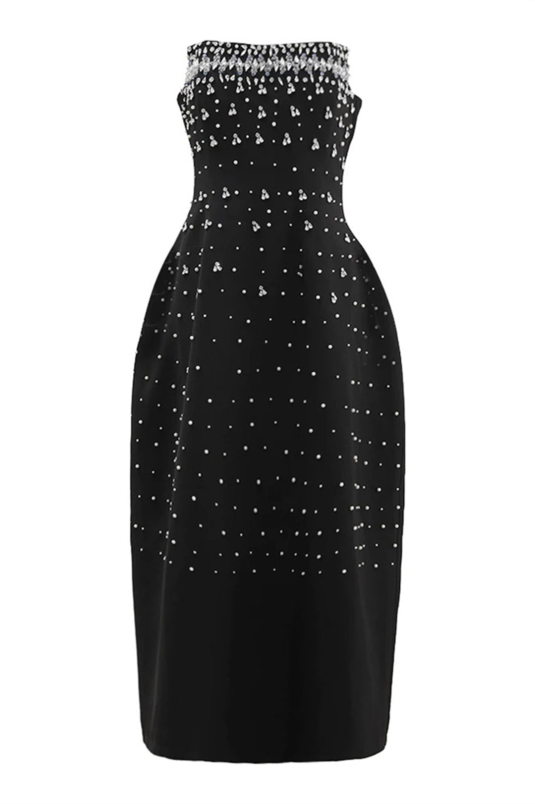 Styling-Vorschlag für das Kristall-Midi-Kleid - KYMA