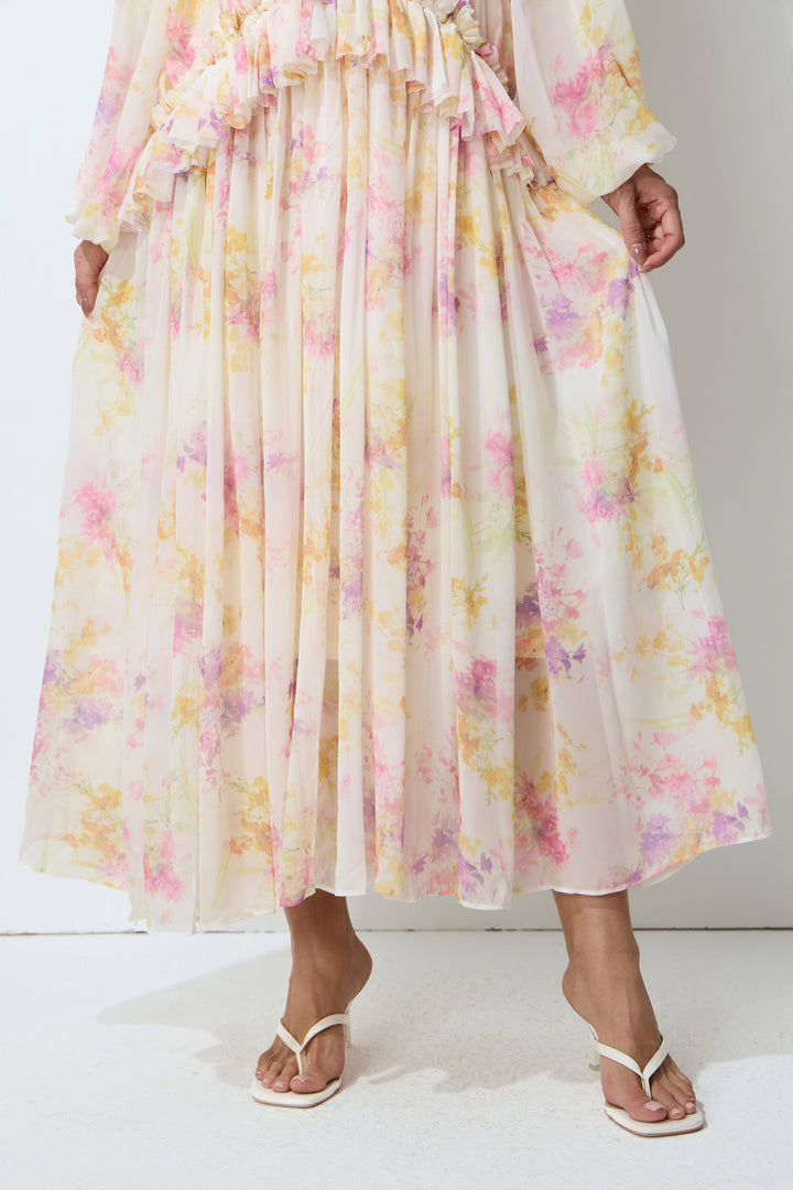 Nahaufnahme des Blumenprints - KYMA