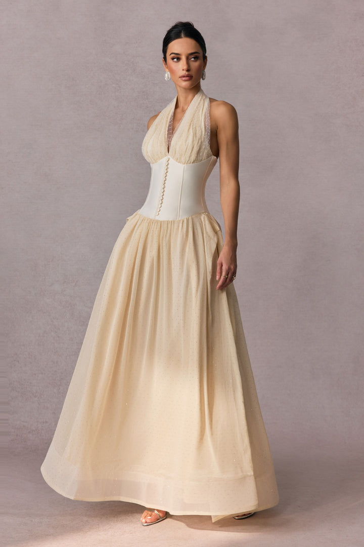 Rückenansicht Vivien Maxikleid - KYMA