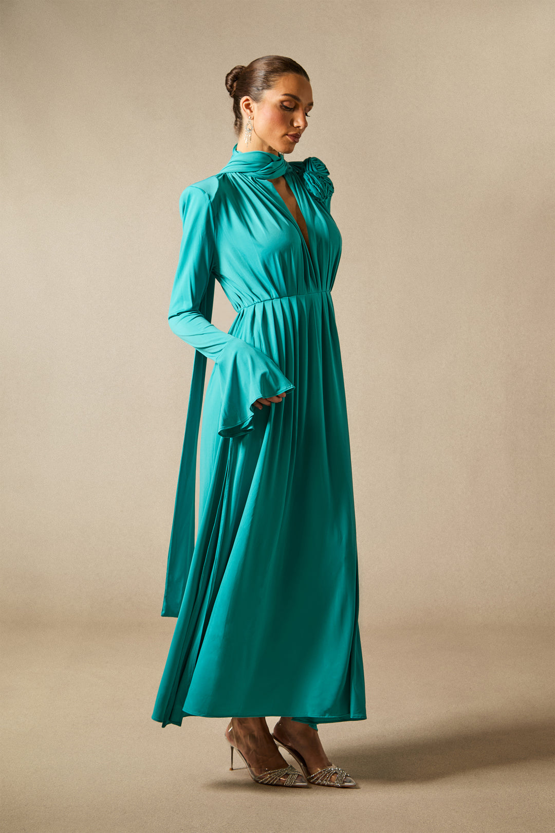 Elegant gestyltes Yedda Maxikleid - KYMA