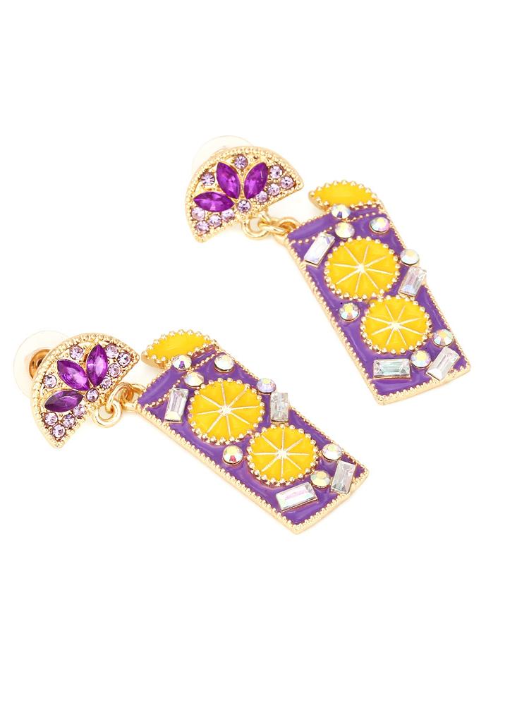 Zarte Diamant-Ohrringe mit Tropfen-Design – KYMA