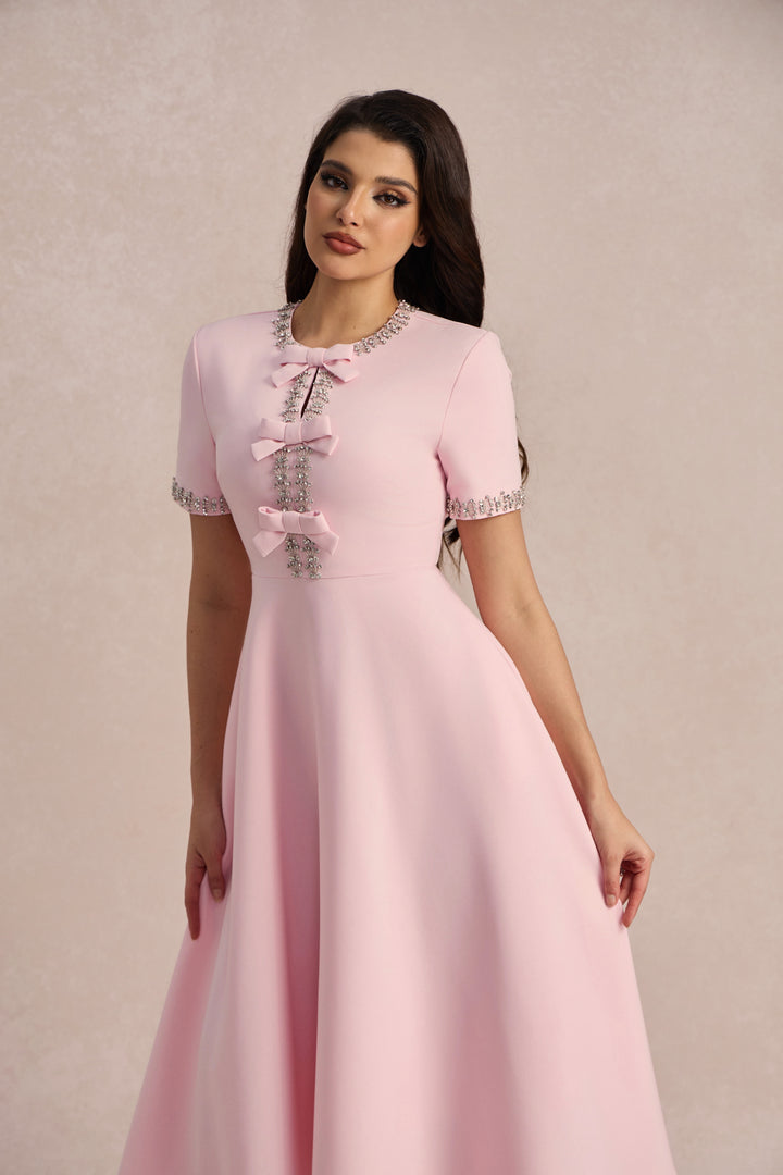 Zoe Midikleid, Stoff-Detail - KYMA